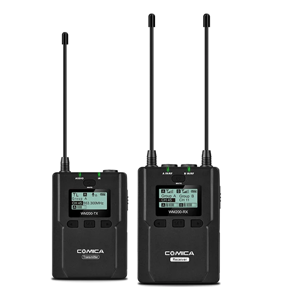 Радиосистема CoMica WM200C UHF (RX + TX), Черный детальное изображение - 1