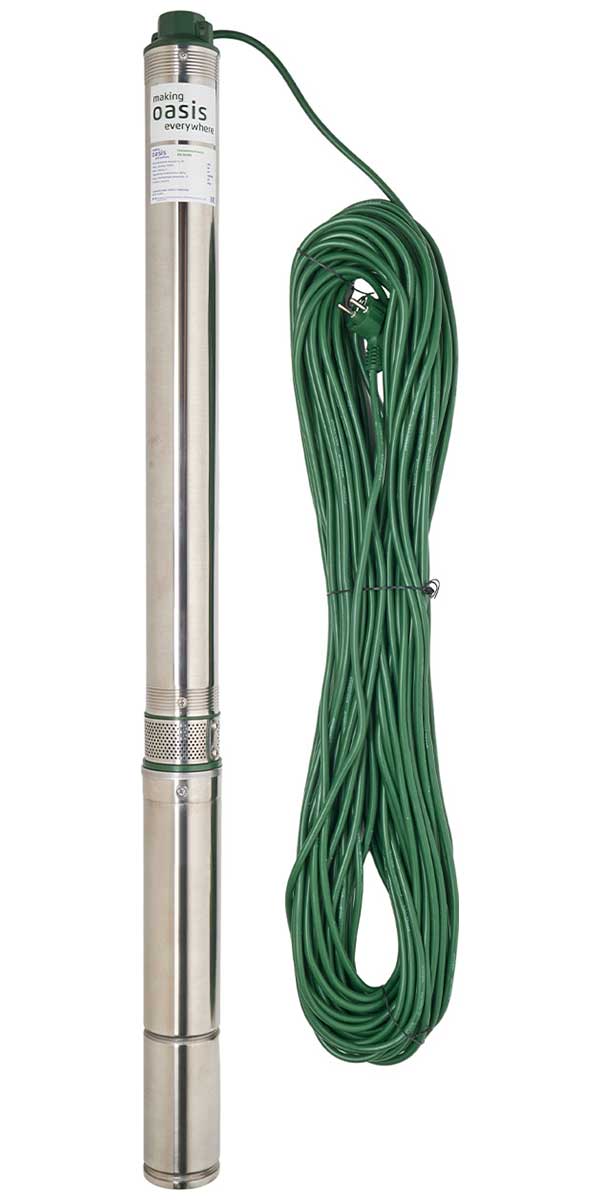 Насос скважинный making Oasis everywhere SN 50/95, 50 л/мин, 25 мм, напор 95 м, d=76.2 мм, 890 Вт, Серый детальное изображение - 2