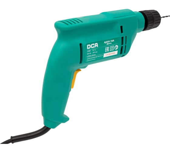 Дрель DCA AJZ05-10A (Keyless), 500 Вт детальное изображение - 2