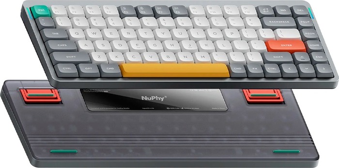Клавиатура NuPhy AIR75v2 Wireless, Aloe Switch RGB, Серый №4