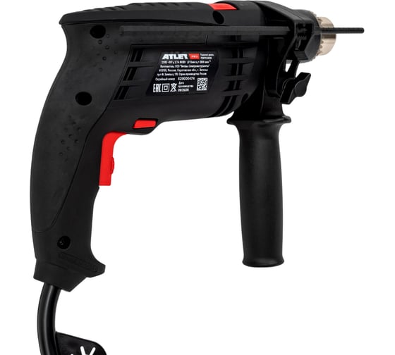 Профессиональная ударная дрель ATLET PRO PDIPRO600K ключевой патрон, 600 Вт детальное изображение - 3