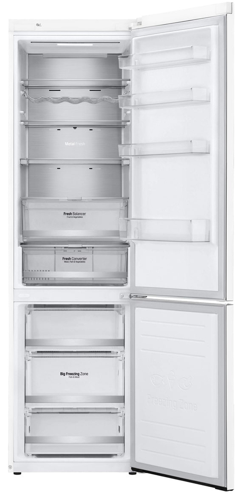 Холодильник LG GA-B509SVUM, Белый №2
