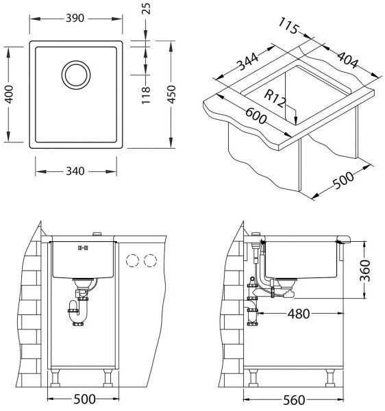 Кухонная мойка  детальное изображение - 5