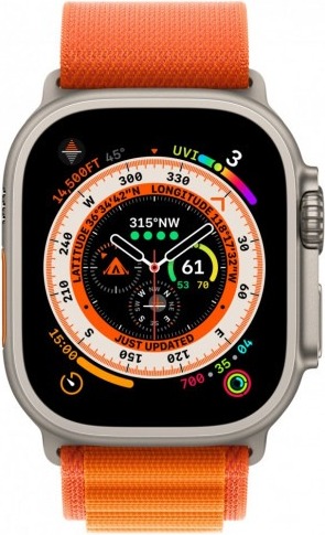 Смарт часы Apple Watch Ultra 49 мм, Оранжевый, Alpine Loop детальное изображение - 2
