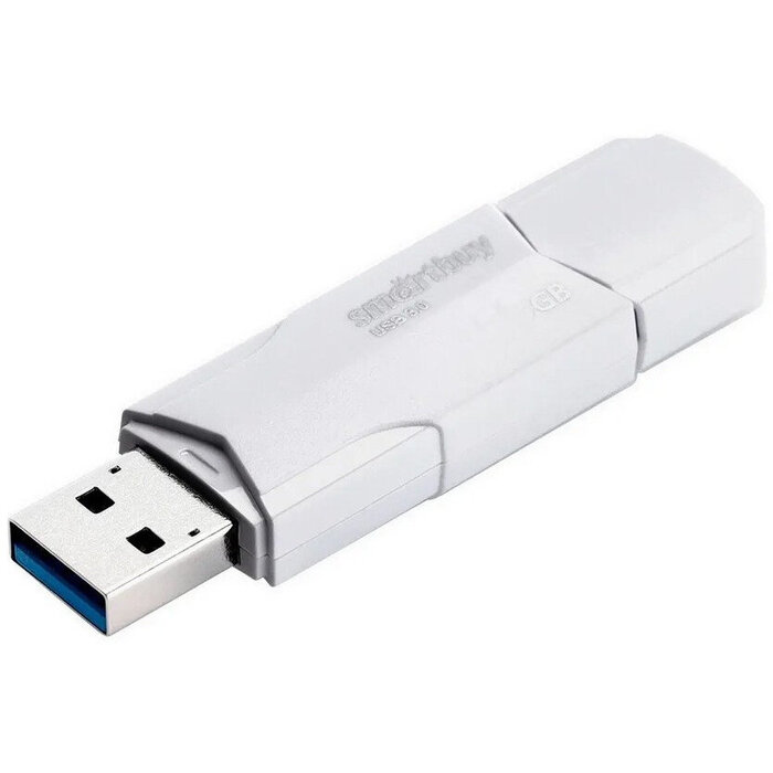 USB Flash накопитель SmartBuy  (SB32 ГБCLU-W) 32 ГБ, белый №1