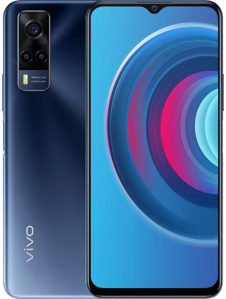 Смартфон Vivo Y53s 128 ГБ, RAM 8 Гб, Синий, Dual nano-SIM детальное изображение - 1
