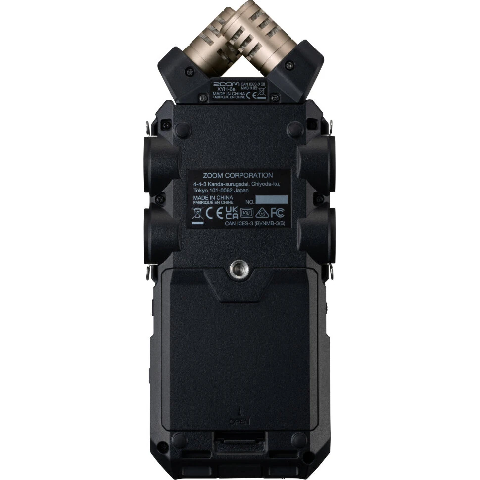 Рекордер Zoom H6essential, 32 бит, Черный детальное изображение - 5