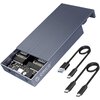 Внешний корпус для SSD M.2 Orico M2P2J-C3, Серый вариант - 2