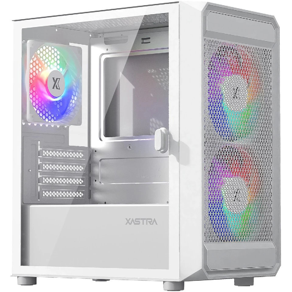 Корпус XASTRA A303M 3FRGB, Белый детальное изображение - 2