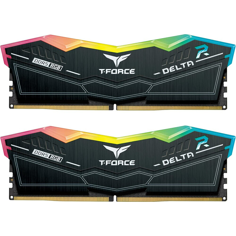 Оперативная память Team T-Force Delta RGB DDR5 7600MHz, FF3D532G7600HC36DDC01, 2x16 Гб KIT, 32 Гб детальное изображение - 1