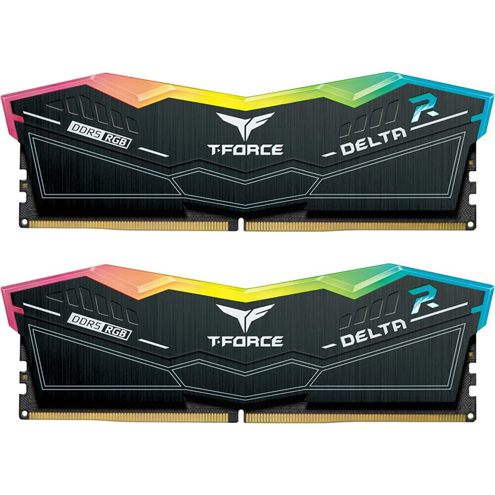 Оперативная память Team T-Force Delta RGB DDR5 7600MHz, FF3D532G7600HC36DDC01, 2x16 Гб KIT, 32 Гб №1
