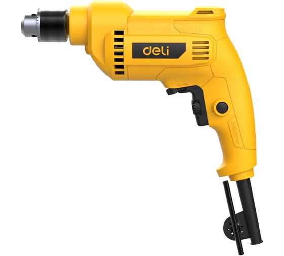 Дрель сетевая DELI DL-DZ10-E3 (ключевой патрон 10 мм, 3300 об/мин, картон) 202427, 500 Вт детальное изображение - 1