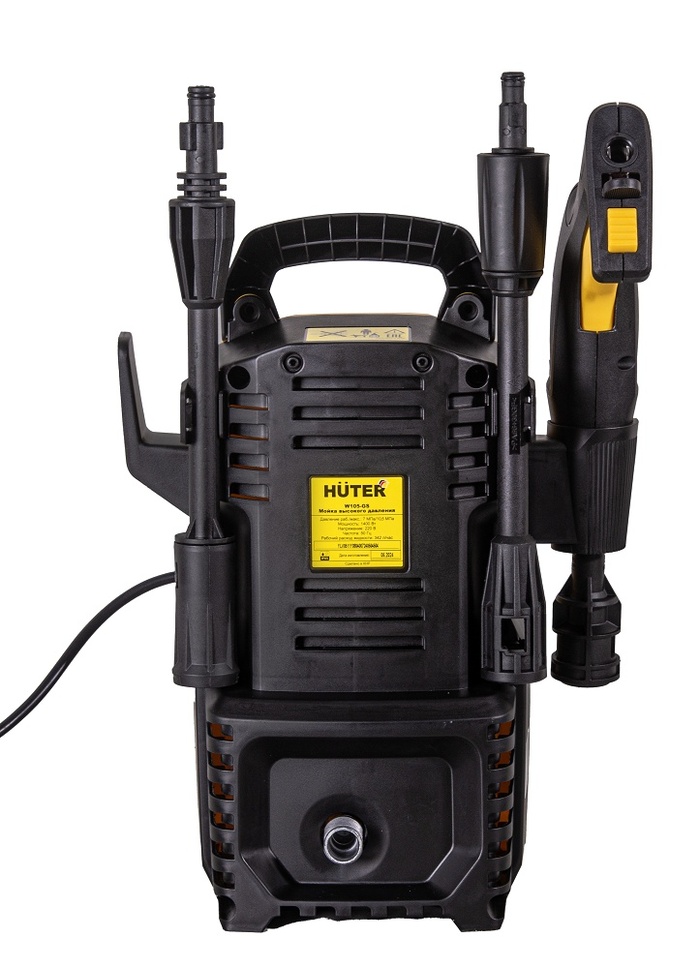 Мойка высокого давления HUTER W105-GS, 1.4 кВт, 105 бар, Желтый №4