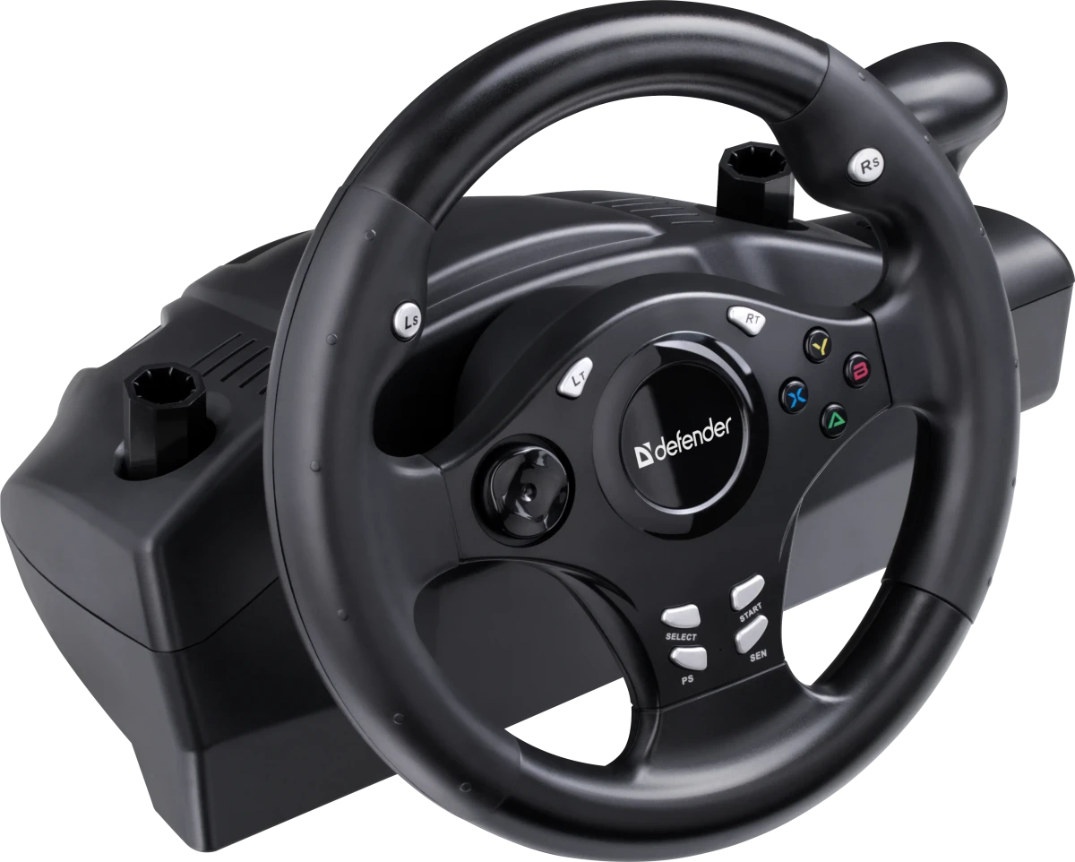 Руль Defender Rager, Черный детальное изображение - 4