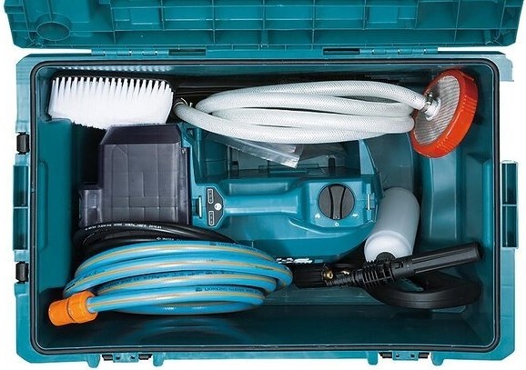 Автомойка MAKITA DHW080ZK, 0.52 кВт, 55 бар, Бирюзовый детальное изображение - 8