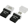 USB Flash накопитель SmartBuy Poko OTG (SB16 ГБPO-K) 16 ГБ, черный вариант - 1