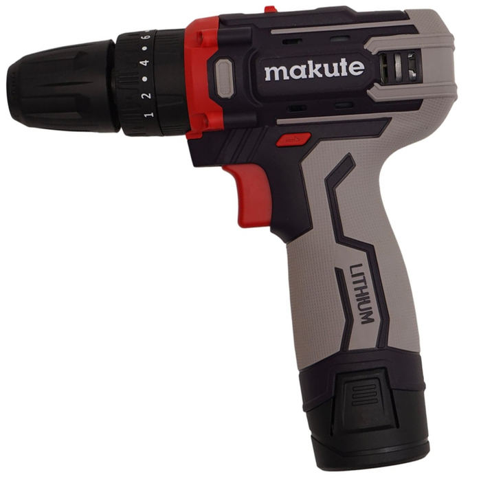 Аккумуляторная дрель-шуруповерт Makute CD128-L, 12 В, 23 Нм, 1.5 А·ч  №1