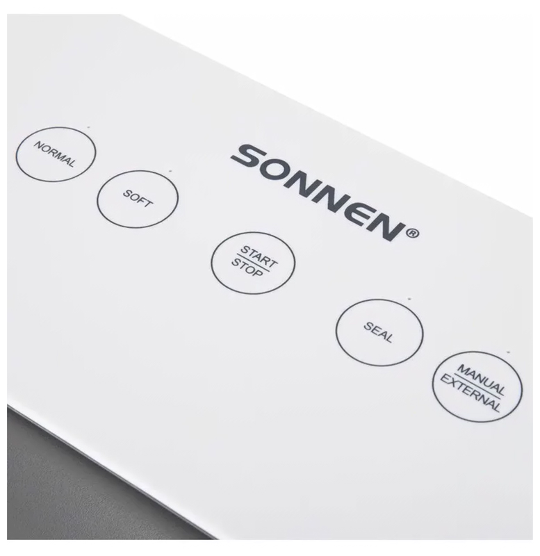 Вакуумный упаковщик Sonnen VS-V73, Белый детальное изображение - 2