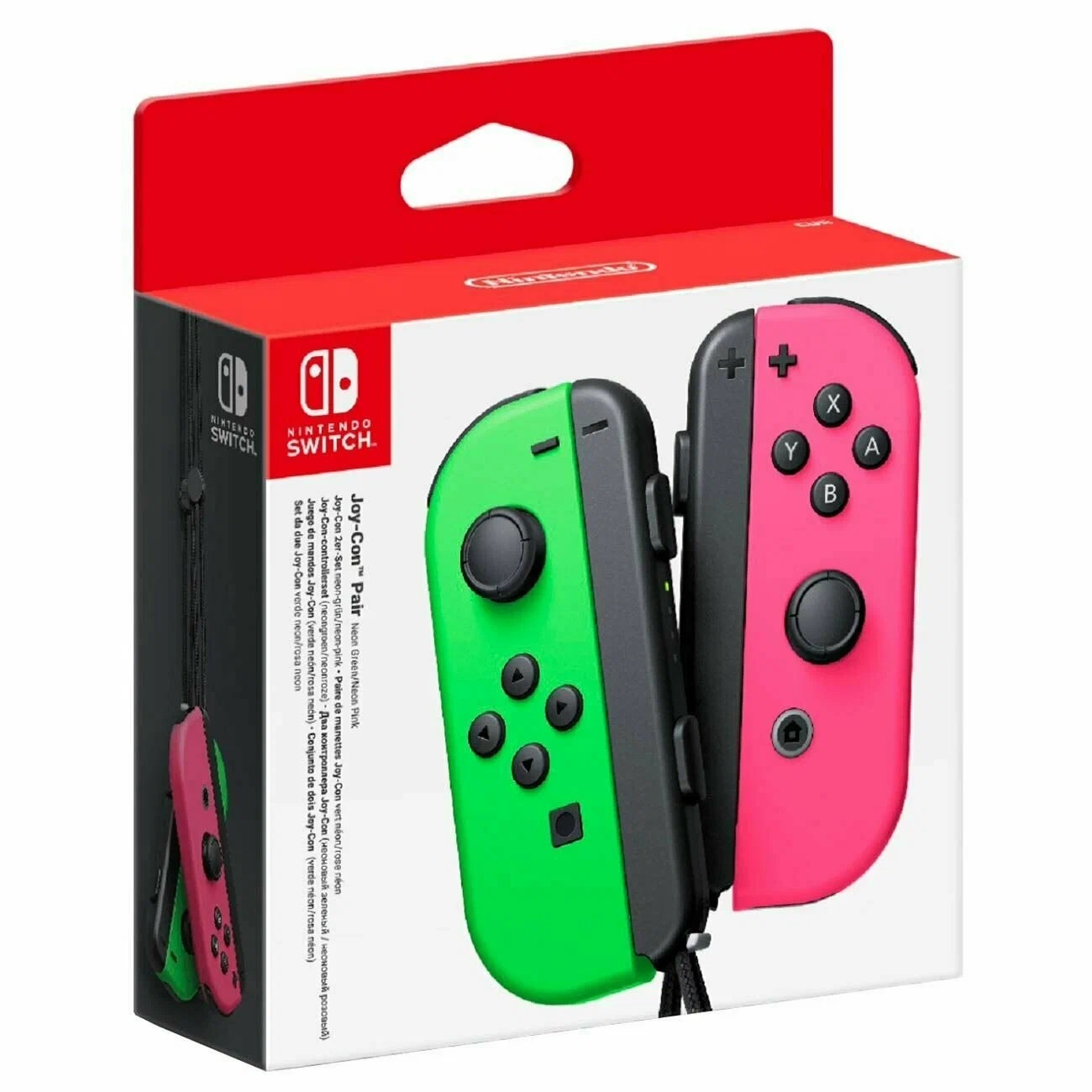 Комплект Nintendo Switch Joy-Con controllers Duo, Зеленый/Розовый детальное изображение - 3