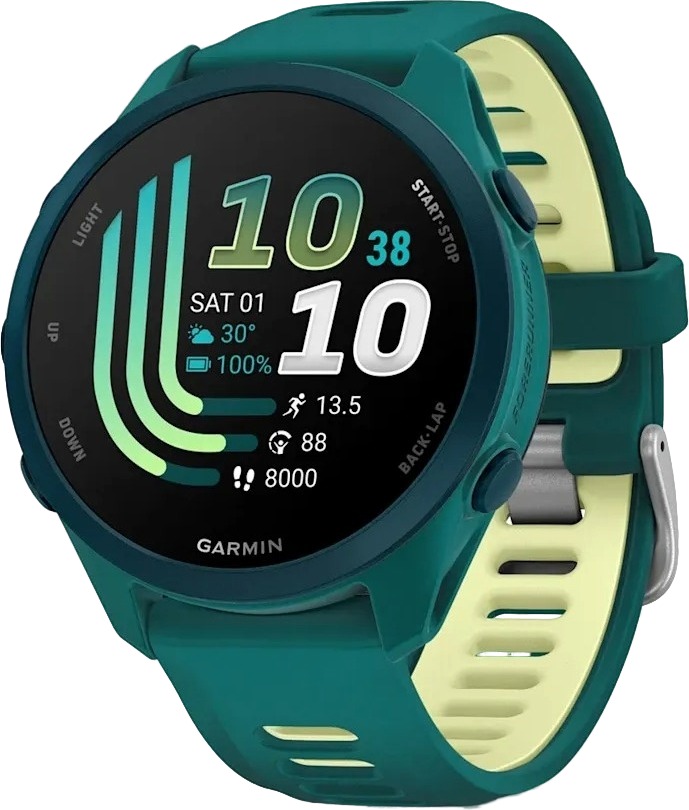 Смарт-часы Garmin Forerunner 170 Music, 43 мм, Зеленый детальное изображение - 1