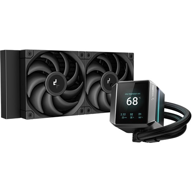 Система жидкостного охлаждения DeepCool MYSTIQUE 240, Белый детальное изображение - 2