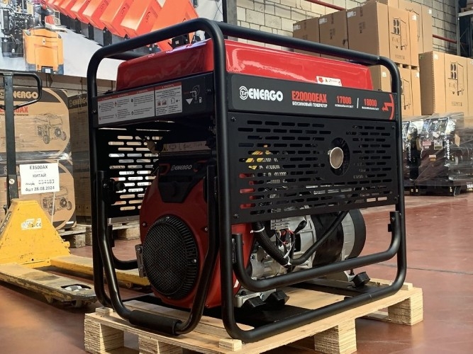 Генератор бензиновый ENERGO E20000EAX 000034197, 17 кВт, Красный детальное изображение - 2