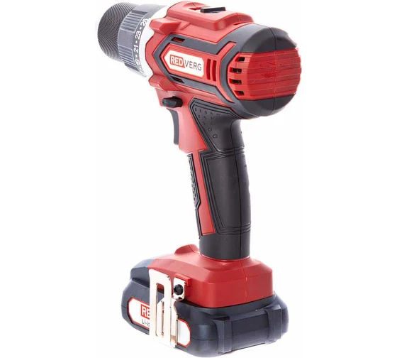 Аккумуляторная дрель-шуруповерт REDVERG RD-S18/U 6672862, 16 В, 45 Нм, 2 А·ч детальное изображение - 2