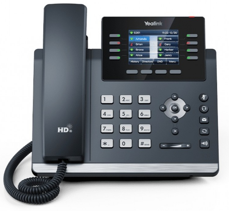 VoIP-телефон Yealink SIP-T44U, Черный детальное изображение - 1
