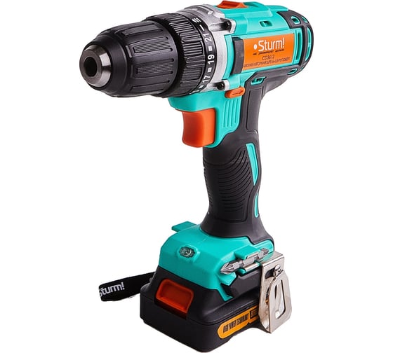 Аккумуляторная дрель-шуруповерт Sturm CD3612, 12 В, 26 Нм, 2 А·ч детальное изображение - 2