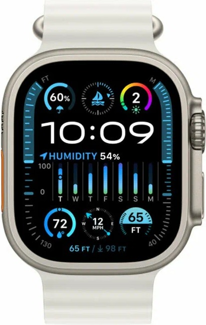 Смарт часы Apple Watch Ultra 49 мм, Белый, Ocean Band детальное изображение - 2