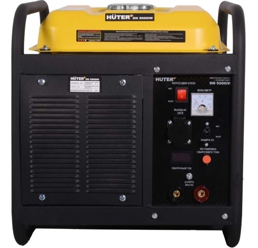Сварочный генератор HUTER DN5000iW 64/1/93, 4.2 кВт, Черный детальное изображение - 5