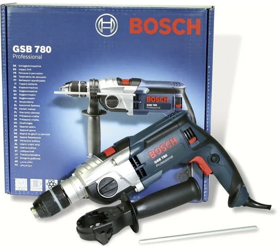 Дрель Bosch GSB 780 0.601.17B.101, 4 Нм, 850 Вт детальное изображение - 2