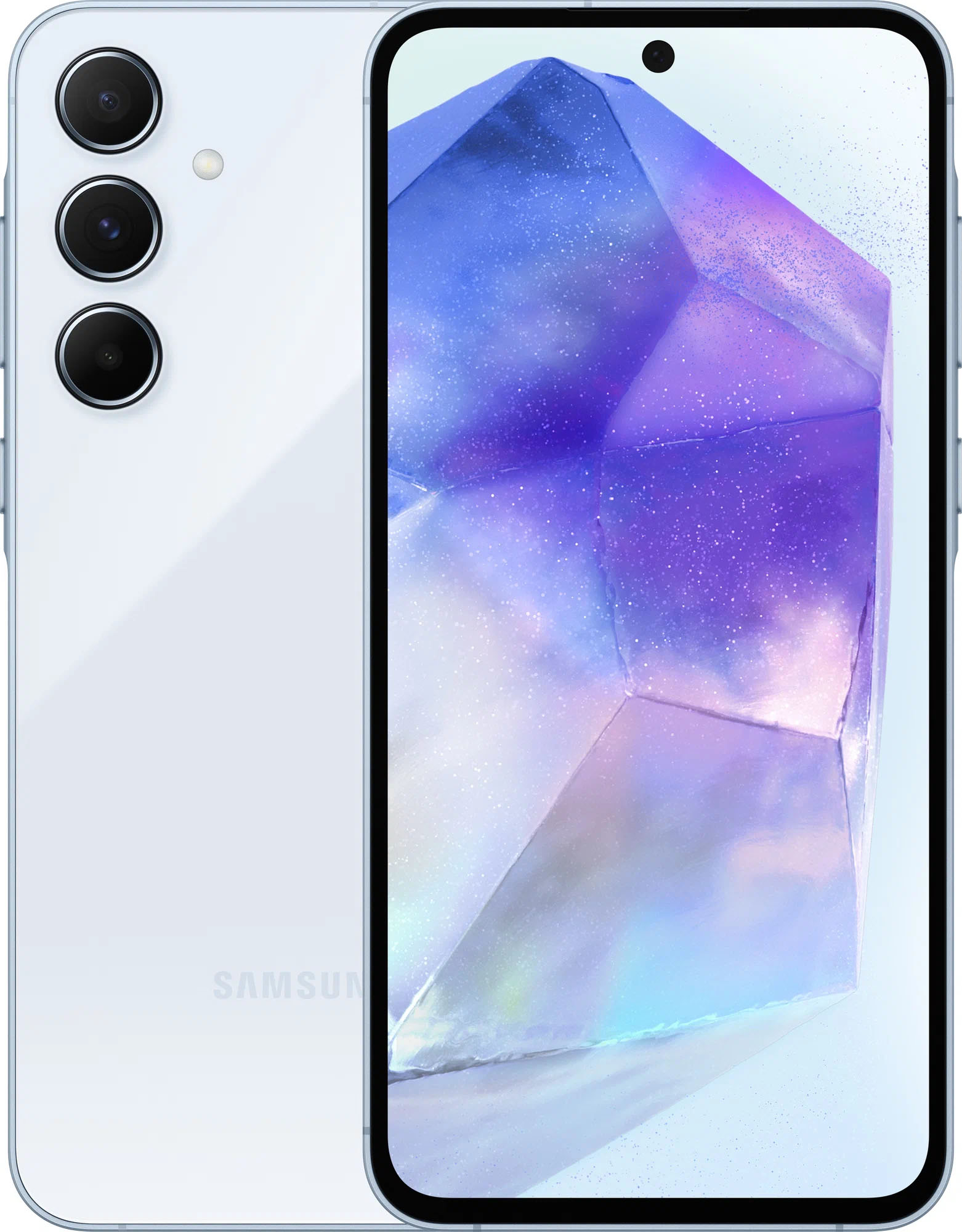 Смартфон Samsung Galaxy A55 5G 12/256 ГБ, Голубой, Dual nano Sim детальное изображение - 1