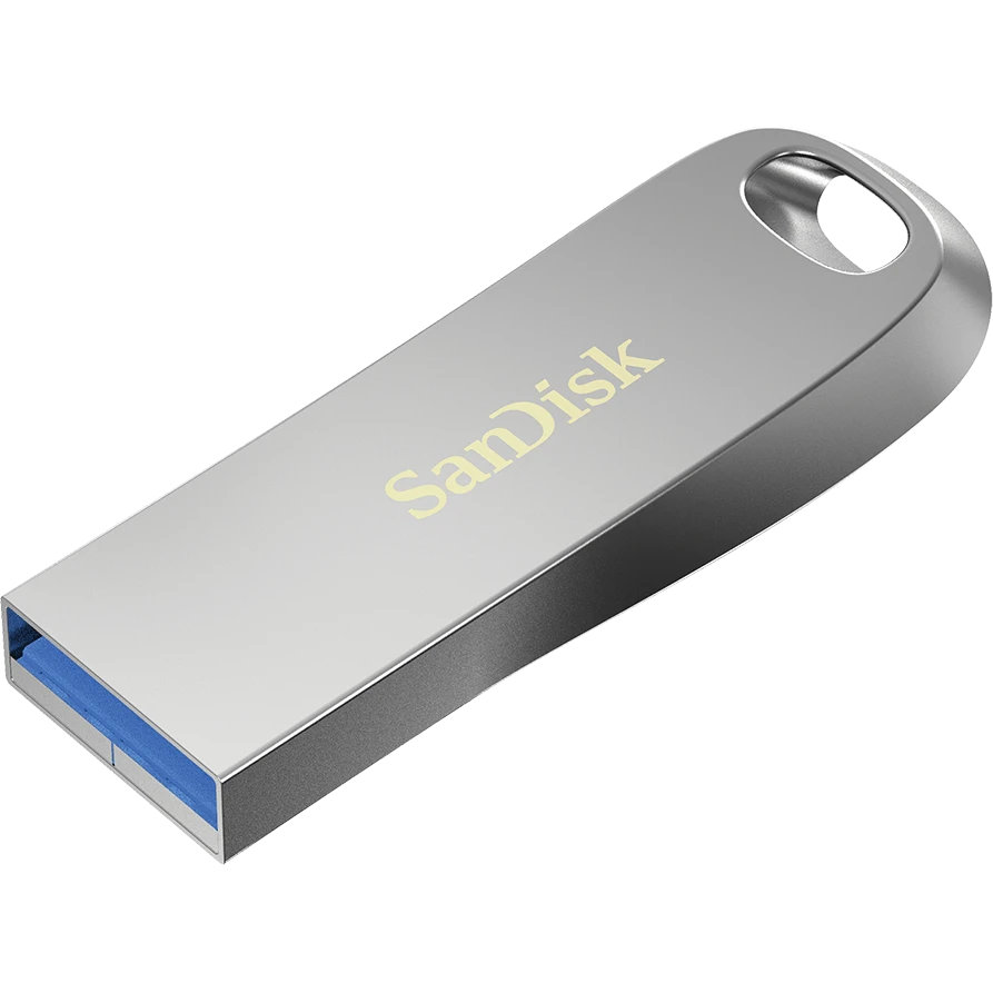 USB Flash накопитель SanDisk Ultra Luxe (SDCZ74-128G-G46) 128 ГБ, серебряный детальное изображение - 1