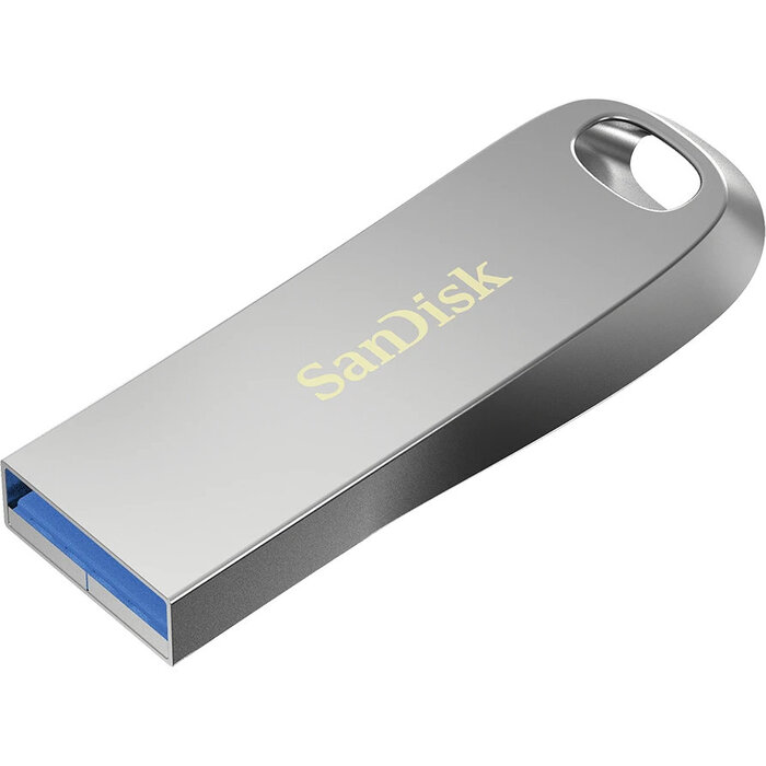 USB Flash накопитель SanDisk Ultra Luxe (SDCZ74-128G-G46) 128 ГБ, серебряный №1