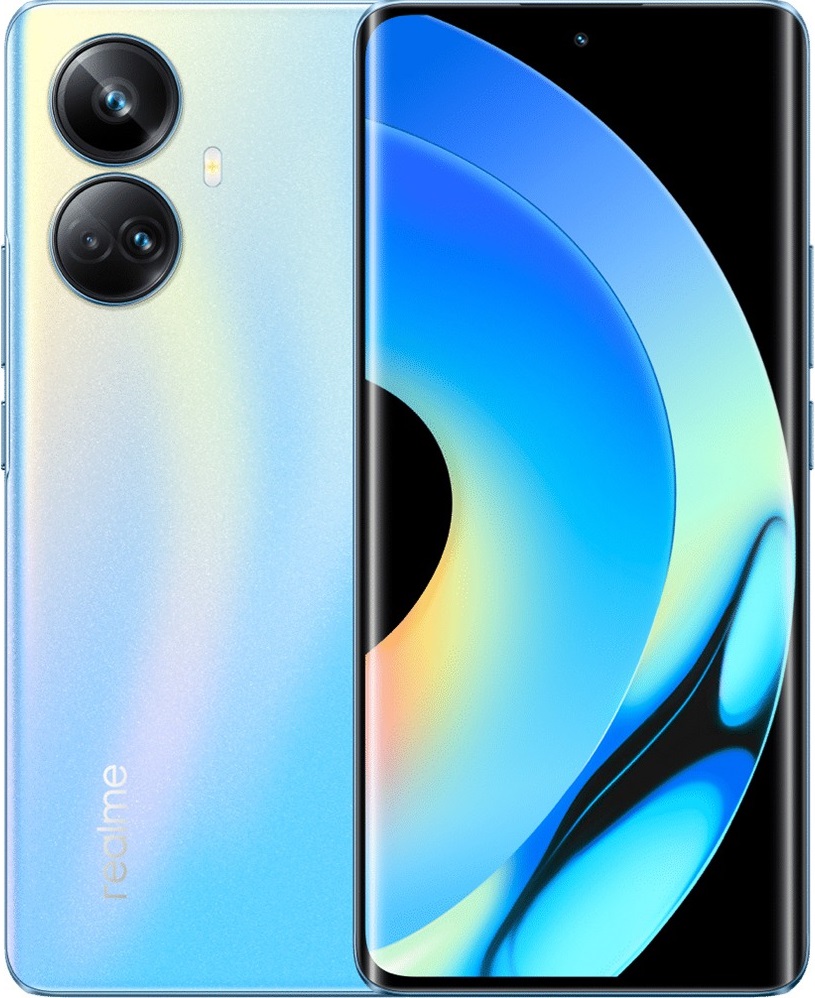 Смартфон Realme 10 Pro Plus 128 Гб, RAM 6, Голубой, Dual nano SIM детальное изображение - 1