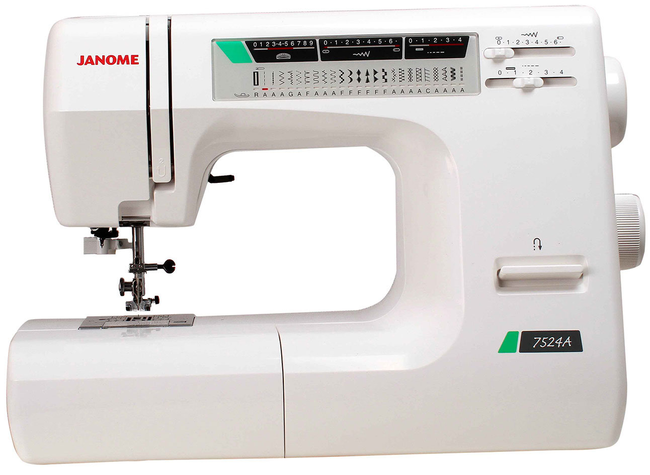 Швейная машина Janome 7524А, Белый детальное изображение - 1