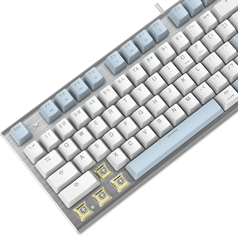 Клавиатура A4Tech Fstyler FS100 Neon, Синий детальное изображение - 4
