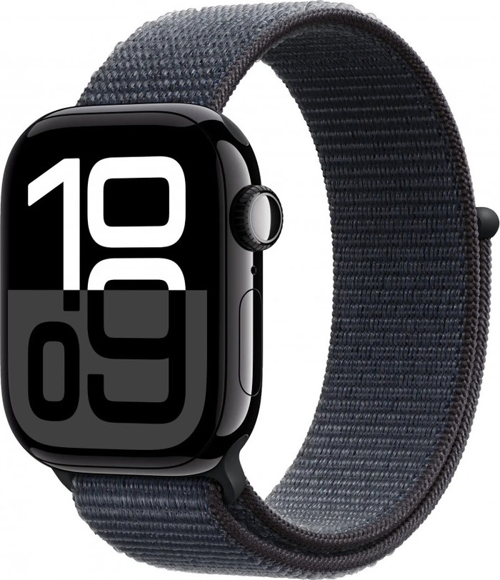Смарт-часы Apple Watch Series 10 42 мм Jet Black Aluminium Case with Sport Loop №1
