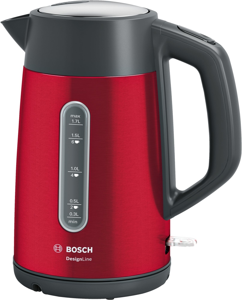 Электрический чайник Bosch TWK 4P434, Красный детальное изображение - 1