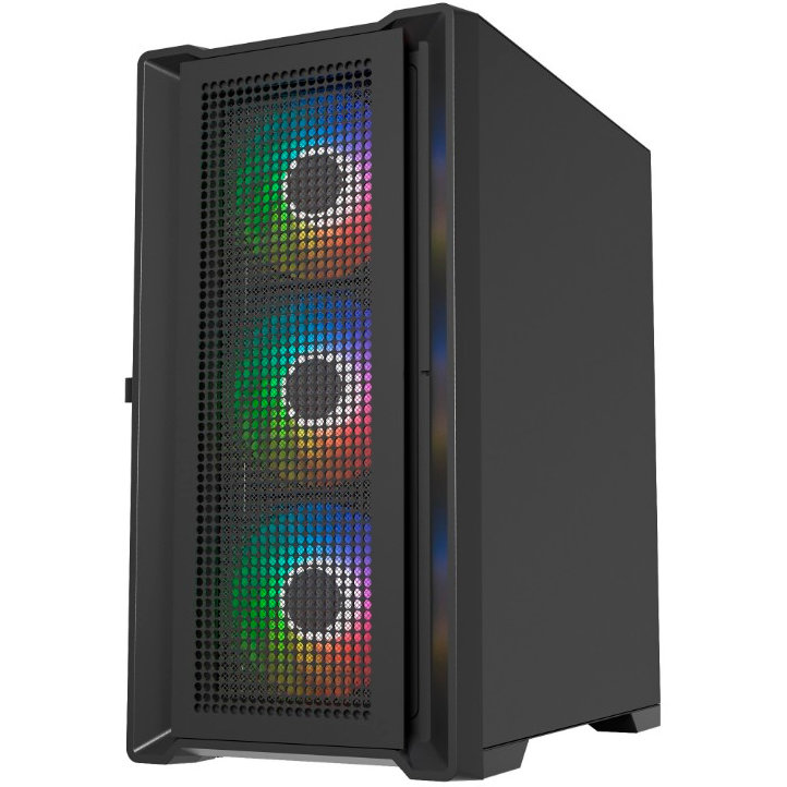 Корпус Powercase Alisio Micro X4B V2, Черный детальное изображение - 4