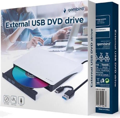 Оптический привод Gembird DVD-USB-03 детальное изображение - 3
