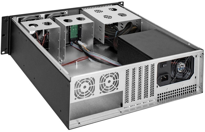 Серверный корпус ExeGate Pro 3U390-08/1100RADS, 1100 Вт, Черный №3