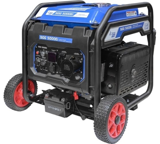 Генератор бензиновый ТСС SGG 5000Ei 060040, 5 кВт, Синий детальное изображение - 1