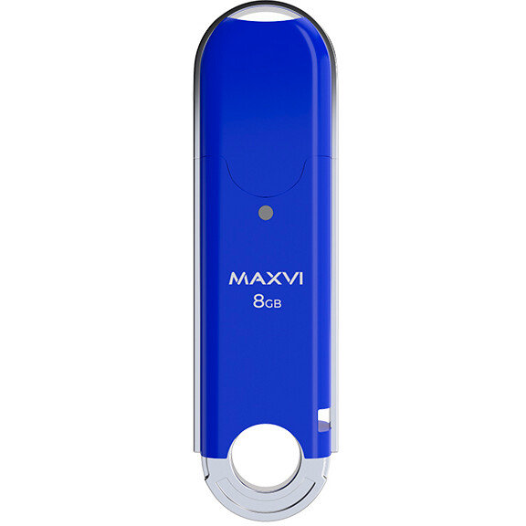 USB Flash накопитель MAXVI P2 8 ГБ, синий детальное изображение - 3