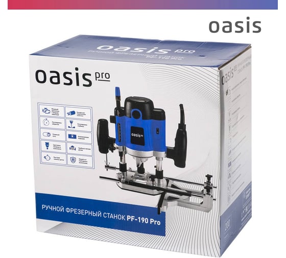 Фрезерный станок OASIS PF-190 Pro, 1900 Вт, Синий детальное изображение - 9