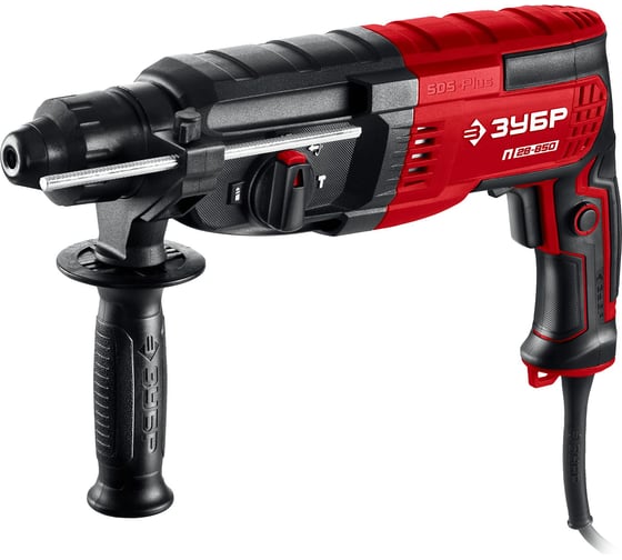 Перфоратор ЗУБР SDS Plus 28 мм П-28-850, 850 Вт, 3 Дж, 0-4800 уд/мин детальное изображение - 1