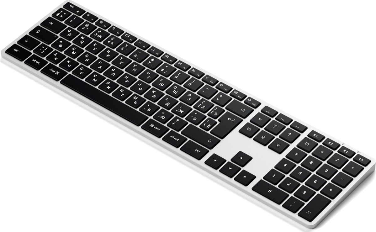 Клавиатура Satechi Slim X3 Backlit, ST-BTSX3S-RU, Серебряный детальное изображение - 3