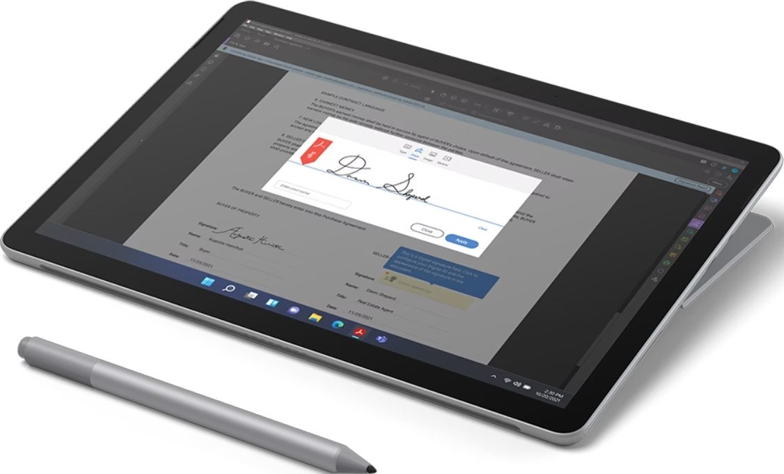 Планшет Microsoft Surface Go 4 8/128 ГБ, Серый детальное изображение - 5