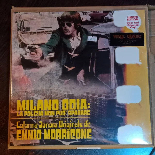 Виниловая пластинка Ennio Morricone – Milano Odia: La Polizia Non Puo Sparare – Clear Red LP детальное изображение - 1
